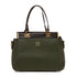 Borsa a spalla verde da donna con logo in metallo Romeo Gigli Blanche, Borse e accessori Donna, SKU b511000482, Immagine 0